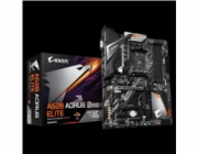 GIGABYTE MB Sc AM4 A520 AORUS ELITE, AMD A520, 4xDDR4, HDMI, DVI