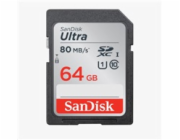 SanDisk SDXC karta 64GB Ultra (100MB/s Class 10 UHS-I)