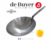 WOK pánev de Buyer, 5114.35, CARBONE PLUS, WOK, ocel, 35 cm