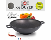 WOK pánev de Buyer, 8317.00, CHOC EXTREME, WOK, rendlík se dvěma oušky, 32 cm, hliník, vysoce odolný nepřilnavý povrch