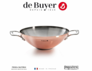 De Buyer Prima Matera Wok induct ion copper/steel with 2 handles