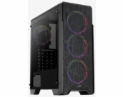 Aerocool Ore Tempered Glass skříň MLG, Mid tower, 2x USB 3.0, 2x audio, bez zdroje