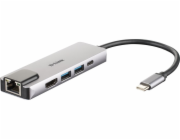 DUB-M520 USB-C Hub mit Ethernet und Powerdelivery, USB-Hub