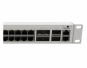 MikroTik Cloud Router Switch CRS354-48G-4S+2Q+RM, 650MHz CPU, 64MB, 1x10/100, 48xGLAN, 4xSFP+, 2xQSFP, vč. L5