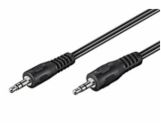 Kabel propojovací audio Jack 3,5(M) - Jack 3,5(M), 2,5m