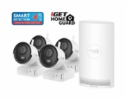 iGET HOMEGUARD HGNVK88004P - Kamerový systém s FullHD bateriovými kamerami, set 4 kamery + NVR rekordér