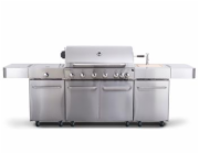 Plynový gril G21 Nevada BBQ kuchyně Premium Line, 8 hořáků + zdarma redukční ventil