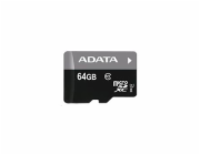 ADATA MicroSDXC karta 64GB Premier UHS-I Class 10 + SD adaptér