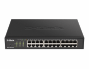 D-Link DGS-1100-24PV2/E D-Link DGS-1100-24PV2 24-Port PoE Gigabit Smart Managed Switch, 12x PoE, PoE budget 100W, fanless