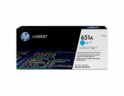 HP 651A Cyan LJ Toner Cart, CE341A (16,000 pages)