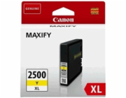 Canon CARTRIDGE PGI-2500XL Y žlutá pro Maxify iB4050, iB4150, MB5050, MB5150, MB5155, MB5350, MB5450 a MB5455 (1295str.)