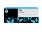 HP 771C Yellow DJ Ink Cart, 775 ml, B6Y10A