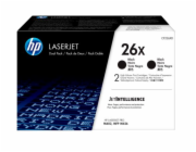 HP 26X 2-pack High Yield Black Original LaserJet Toner Cartridges (CF226XD) (9,000 / 9,000 pages)