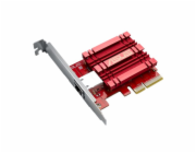 ASUS XG-C100C v2 Síťový adaptér 10GBase-T PCIe se zpětnou kompatibilitou 5/2,5/1G a 100Mb/s; RJ45 port a integrovaný QoS