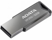 Flashdisk Adata UV250 32GB, USB 2.0, kovová