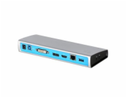 UNITEK D1019A dokovací stanice/replikátor portů USB 3.2 Gen 1 (3.1 Gen 1) Type-C Šedá