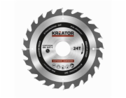 Pilový kotouč Kreator KRT020408 na dřevo 160mm, 24T