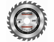 Kreator KRT020416 - Pilový kotouč na dřevo 190mm, 24T