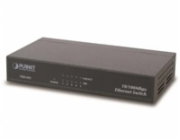 Planet FSD-503 Planet FSD-503 switch 5x 10/100Base-TX, 10", kov, fanless