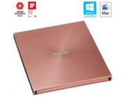 ASUS DVD SDRW-08U5S-U/PINK/G/AS, External Slim DVD-RW, pink, USB + Cyberlink Power2Go 8