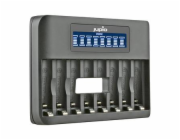 Nabíječka Jupio USB 8-slots Octo Battery Charger LCD pro 1 až 8ks AA/ AAA baterií