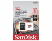 SanDisk MicroSDHC karta 32GB Ultra (120MB/s, A1 Class 10 UHS-I ) + adaptér