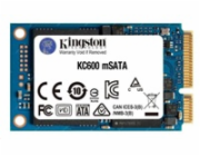 Kingston SSD 512GB KC600 SATA3 mSATA (R:550, W:520MB/s)