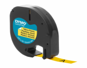 Dymo Letratag Band Plastik yellow 12 mm x 4 m