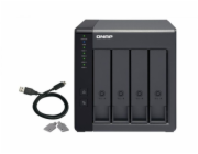 QNAP TR-004 rámeček na disk HDD/SSD rámeček Černá 2.5/3.5"