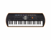 Casio SA-76 digitální piano 44 klíče/klíčů Černá, Hnědá, Bílá