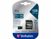 Verbatim microSDXC Pro     128GB Class 10 UHS-I incl Adapter