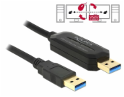 DeLOCK USB 3.2 Gen 1 DataLink kabel, USB-A samec > USB-A samec