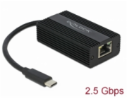 DeLOCK adaptér USB 3.2 Gen 1, zástrčka USB-C > zásuvka RJ-45