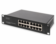 Digitus DN-80115 Digitus Gigabit Ethernet Switch 16 port, 10 palců, nespravovaný