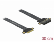 Delock Karta PCI Express Riser x4 na x4, s ohebným kabelem délky 30 cm