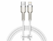 Baseus Datový kabel Cafule USB-C/Lightning PD 20W 1m bílý