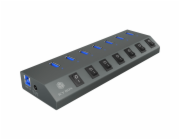 RaidSonic IB-HUB1701-C3 7 port USB 3.0 Type-A hub 60838