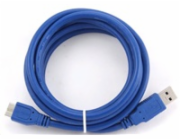 GEMBIRD Kabel USB 3.0 A-Micro B propojovací 1,8m (modrý)