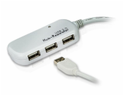 ATEN UE2120H USB 2.0  4-Port  Hub with Extension Cable 12m