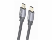 GEMBIRD Kabel HDMI 2.0, 1m, opletený, černý, blister