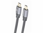 GEMBIRD Kabel HDMI 2.0, 2m, opletený, černý, blister