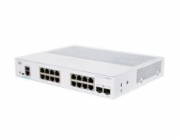 Cisco switch CBS350-16T-2G-EU (16xGbE,2xSFP,fanless)