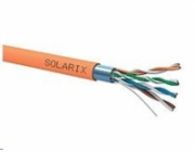 Instalační kabel Solarix CAT5E FTP LSOHFR B2ca-s1,d1,a1 500m/cívka SXKD-5E-FTP-LSOHFR-B2ca