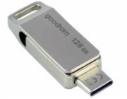 GOODRAM Flash Disk 128GB ODA3, USB 3.2, stříbrná ODA3-1280S0R11