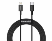 Baseus Datový kabel Superior Series USB-C/Lightning 20W 2m černý