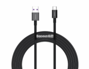 Baseus Superior Series rychlonabíjecí kabel USB/USB-C 66W 2m černá