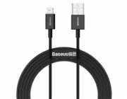 Baseus CALYS-A01 Superior Fast Charging Datový Kabel USB to Lightning 2.4A 1m Black