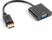 Lanberg AD-0002-BK LANBERG adaptér DisplayPort 1.1 na VGA, M/F, kabel 20cm, černý