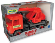 Wader Middle truck – červená míchačka na beton (234776)