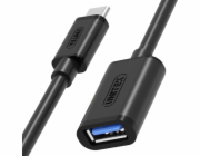 Kabel USB Unitek TYP-C TO USB AF 0,15 m (Y-C476BK)